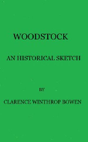 [Gutenberg 43810] • Woodstock: An historical sketch